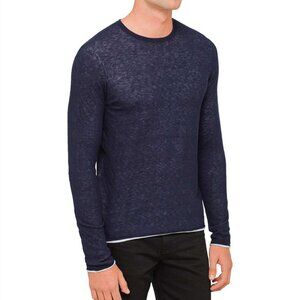 Rag & Bone Tripp Crew Navy Crew Size M *FLAWS*